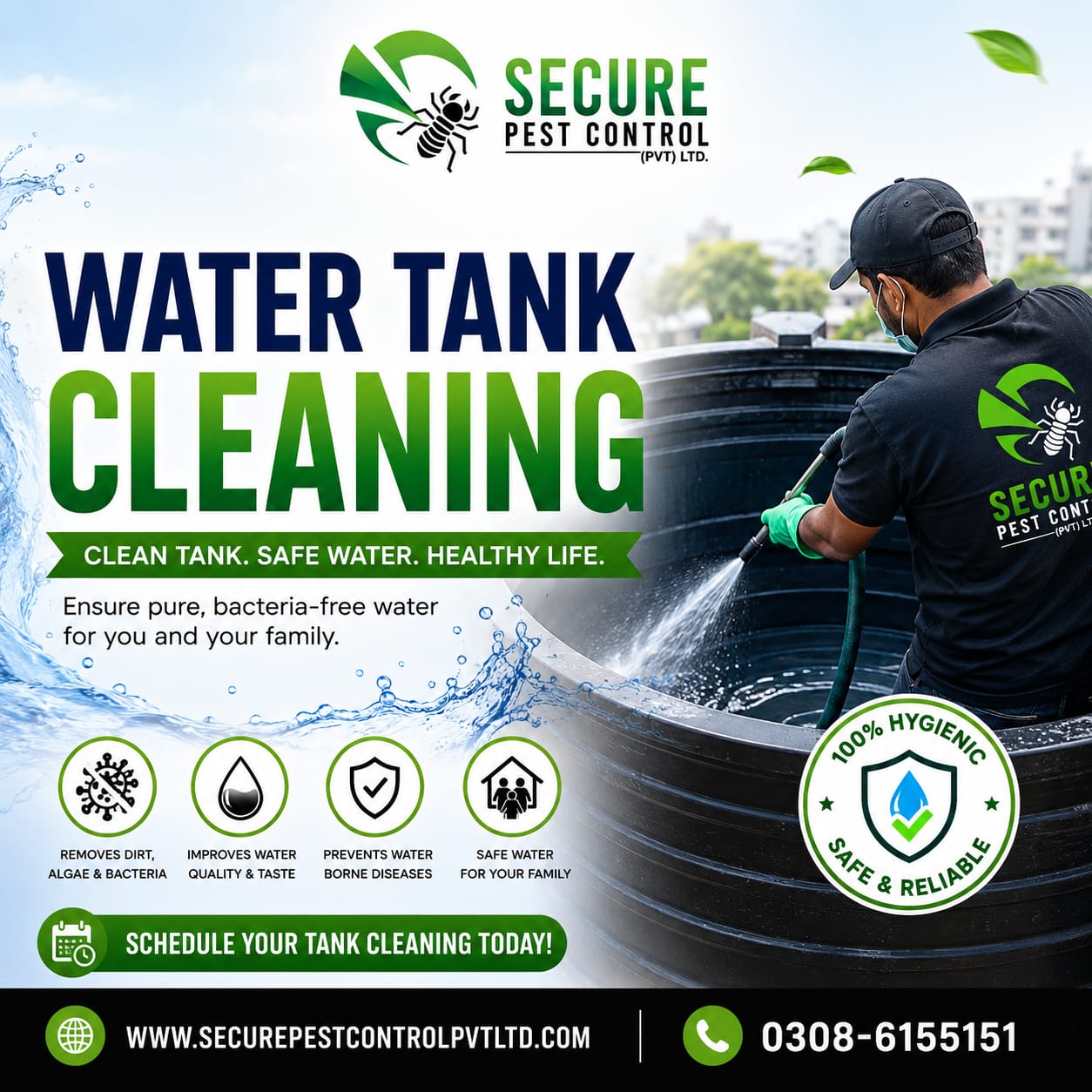 Affordable Water Tank Cleaning Service in DHA Islamabad